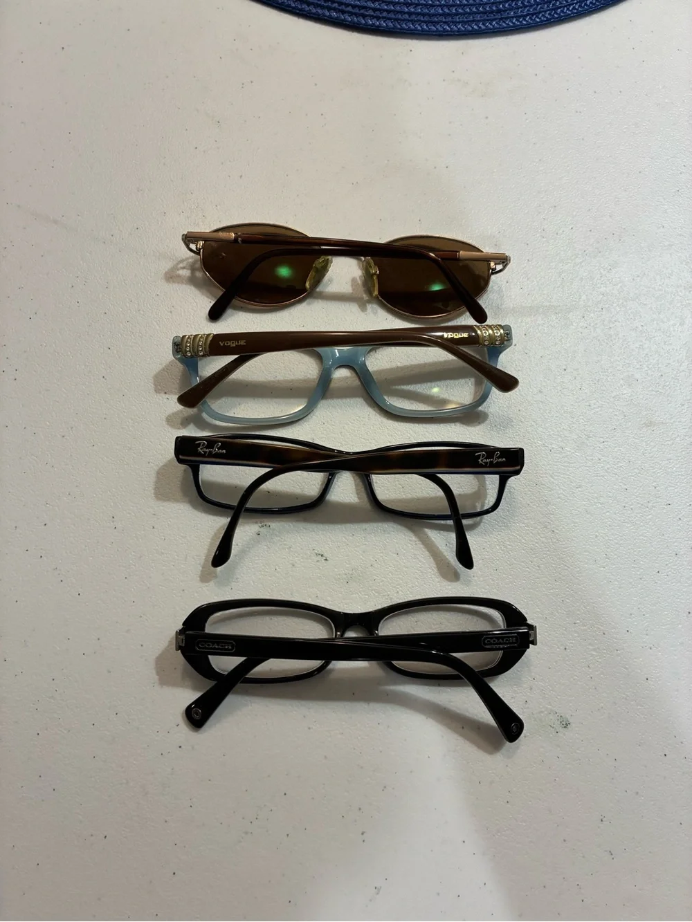 Set of 4 Rectangular Prescription Glasses